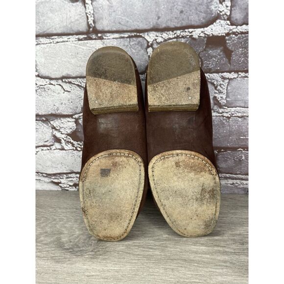 Giorgio Armani Brown Suede Loafers Leather Sole Driving Shoes Women’s 36EU/6M US - Picture 9 of 16